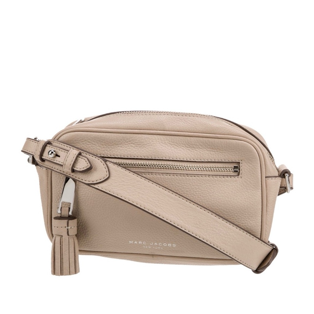Marc Jacobs Zoom Leather Crossbody Bag, a compact leather purse